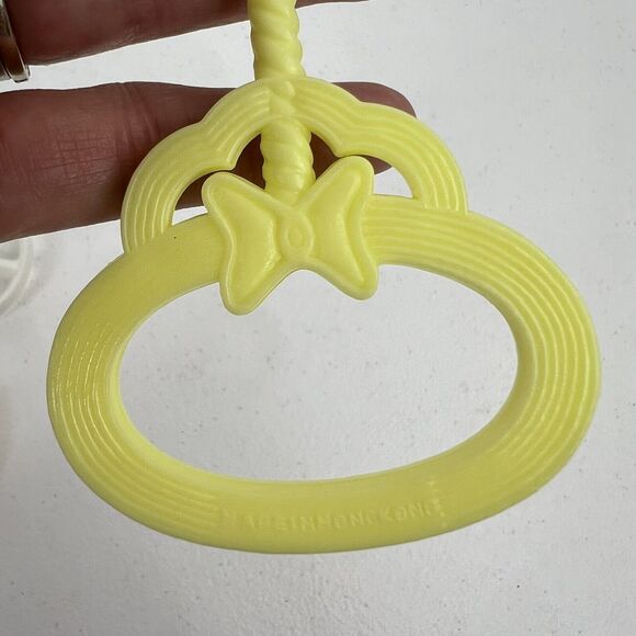 Vintage Baby's First Rattle Stahlwood Toy Made in Hong Kong Tommee Tippee Lot 2 - Picture 8 of 9